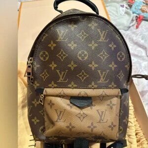 Louis Vuitton Backpack Palm Springs PM Monogram Reverse Monogram LIKE NEW